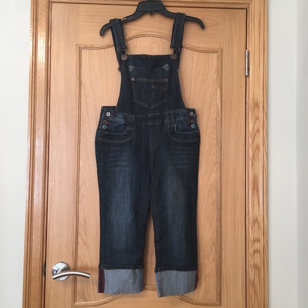 Woolworths RE:Jeans denim Knee Length Overalls Bib